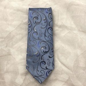 Van Heusen Blue and Gray Silk Tie